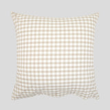 Sandstone European Pillowcase | Natural Gingham-3
