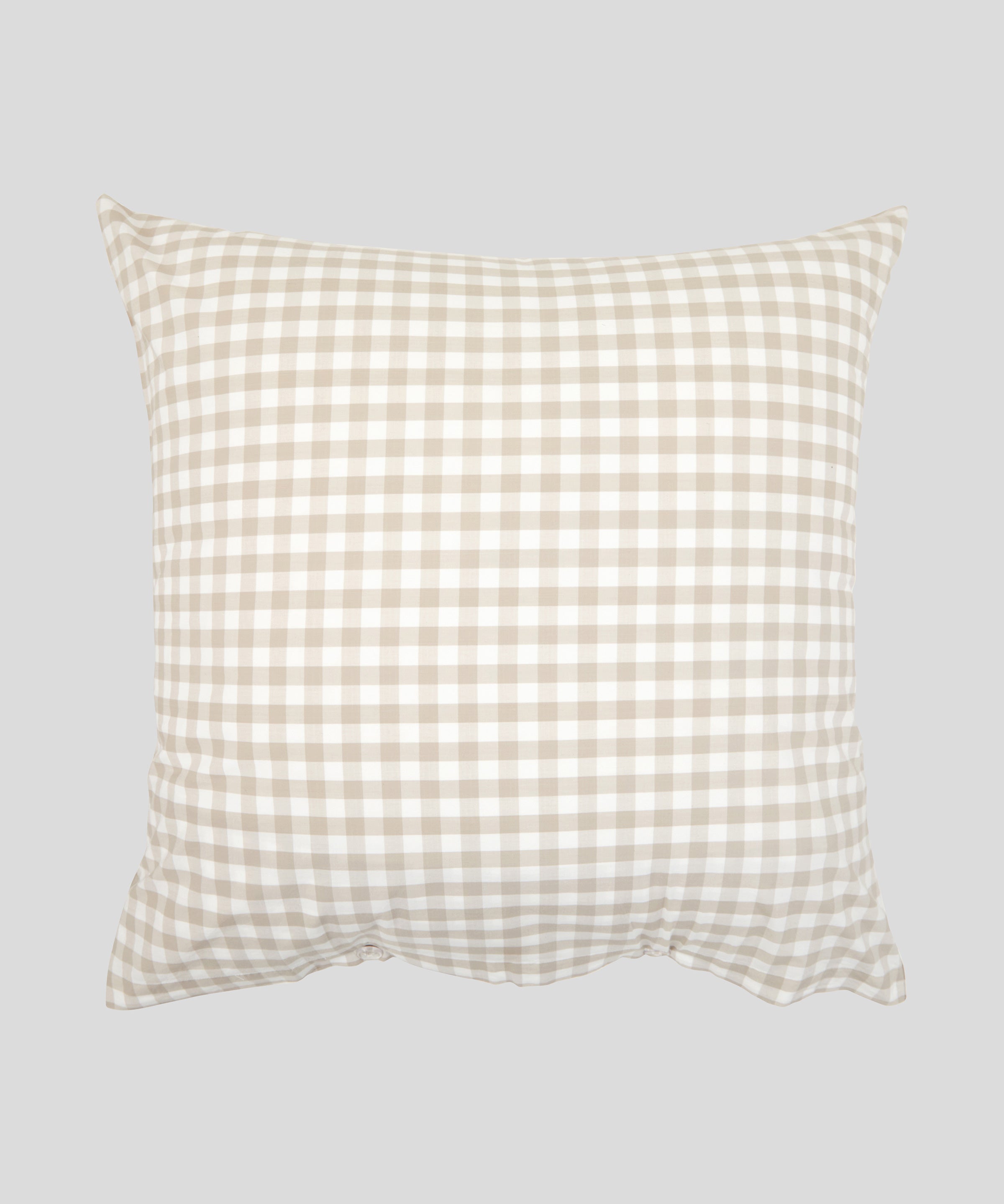 Sandstone European Pillowcase | Natural Gingham-3