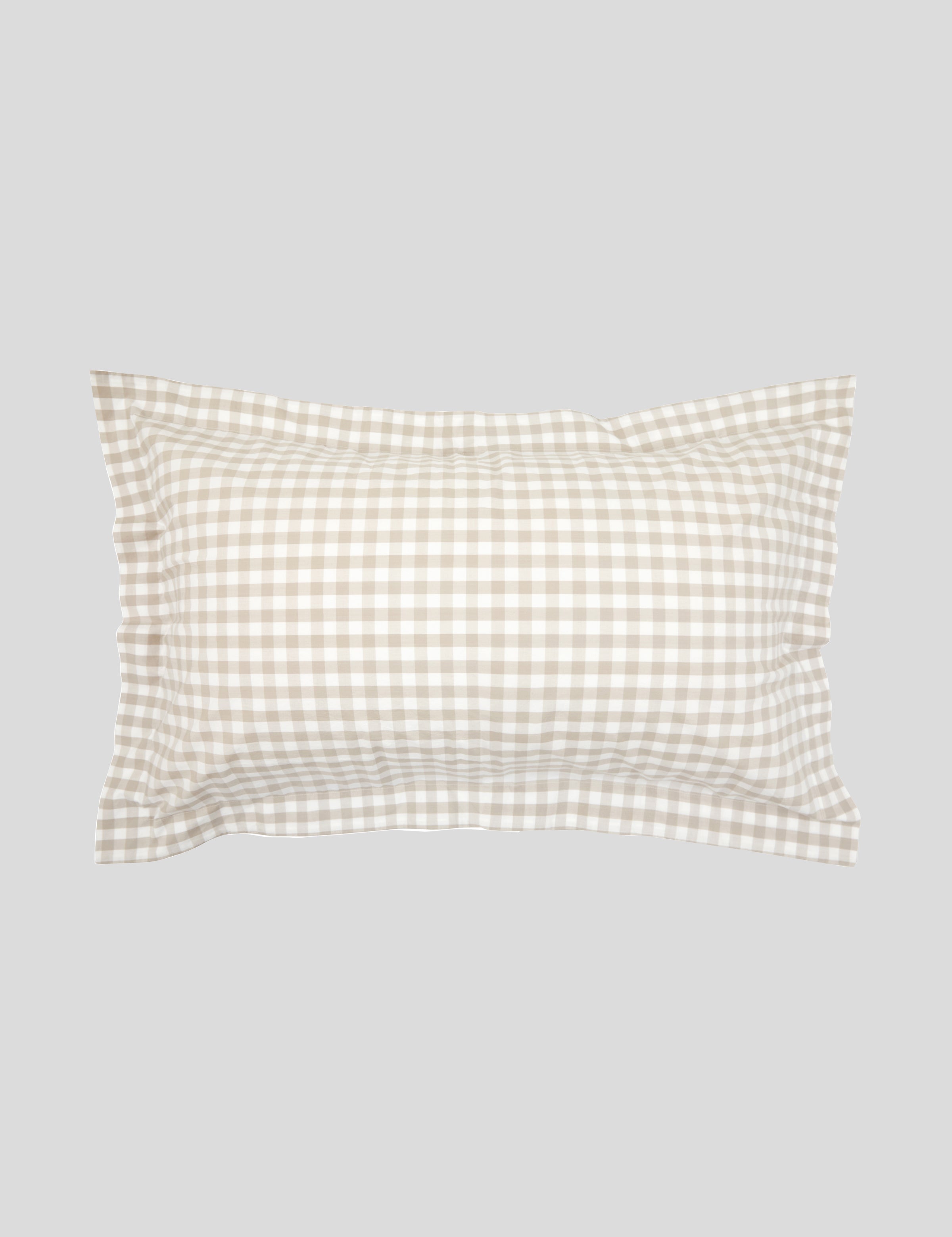 Sandstone Lodge Pillowcase Set | Natural Gingham-1