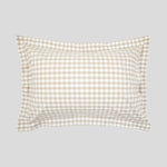 Sandstone Oxford Pillowcase Set | Natural Gingham-3