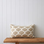 Seashell Rectangle Cushion Cover | Natural-1