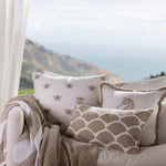 Seashell Rectangle Cushion Cover | Natural-2