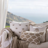 Seashell Rectangle Cushion Cover | Natural-2