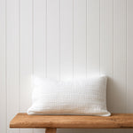 Serenade Rectangle Cushion Cover | White-1
