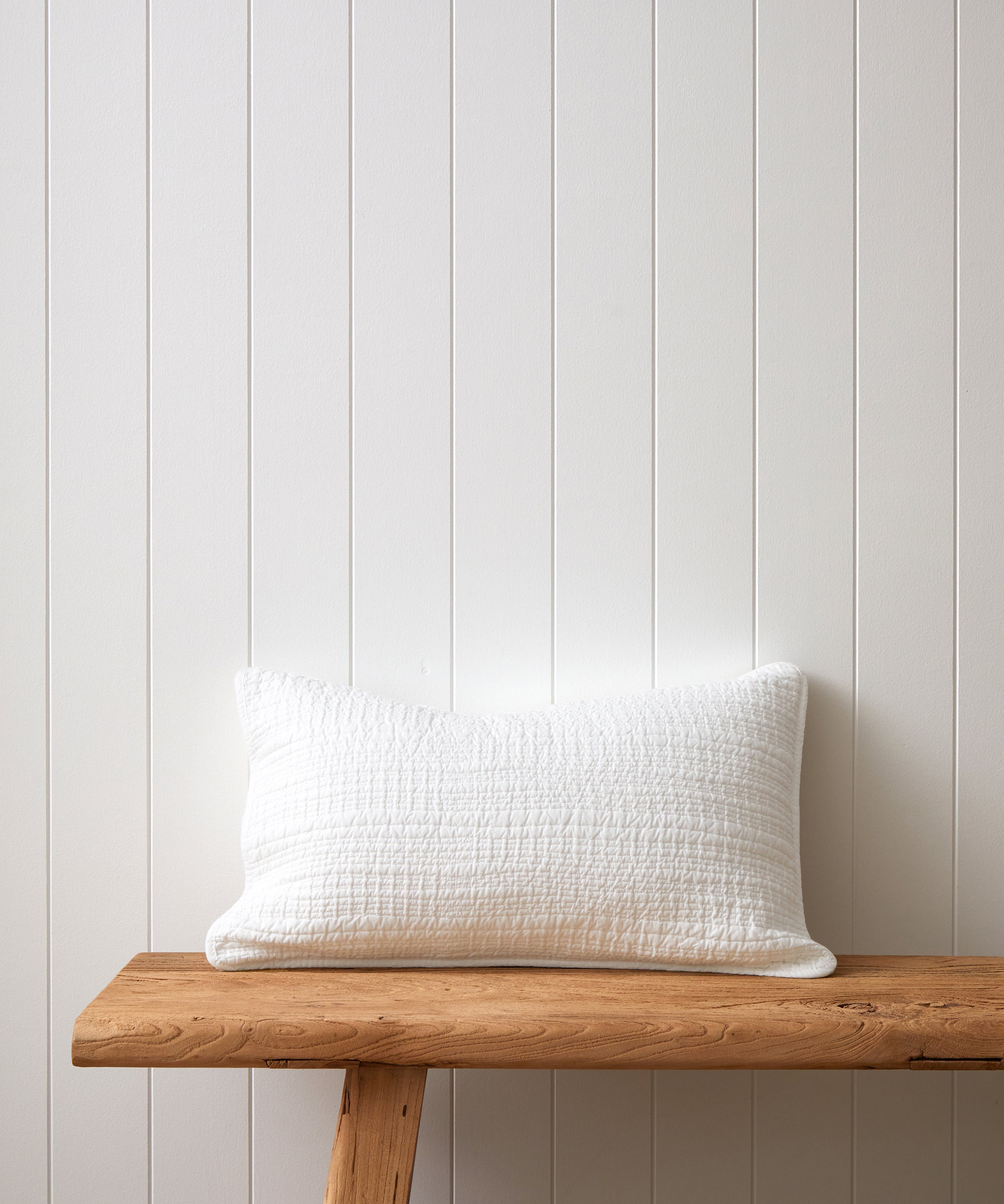 Serenade Rectangle Cushion Cover | White-1