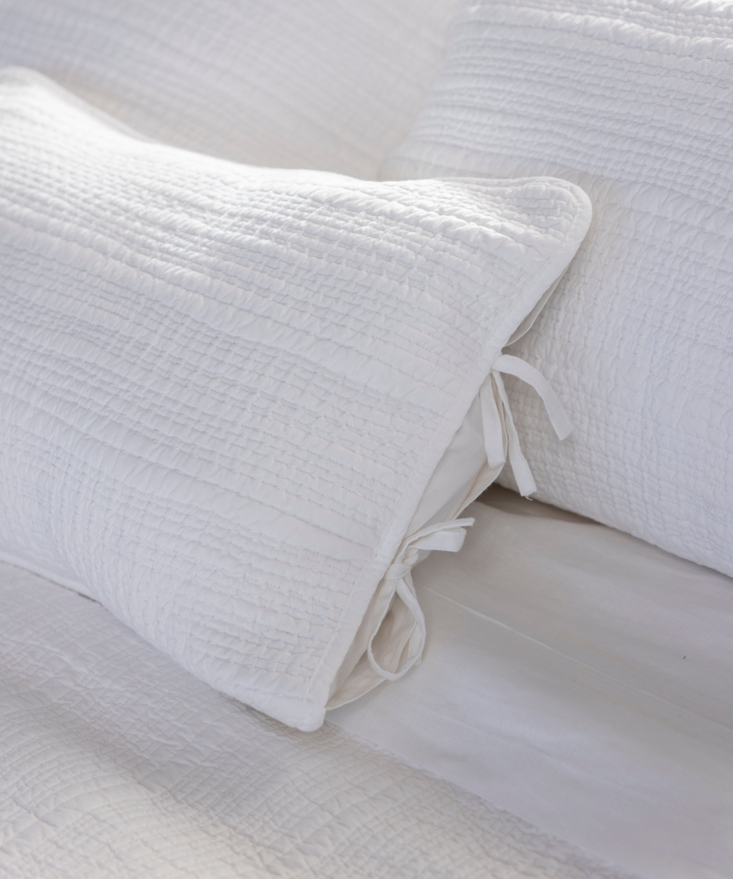 Serenade Rectangle Cushion Cover | White-2