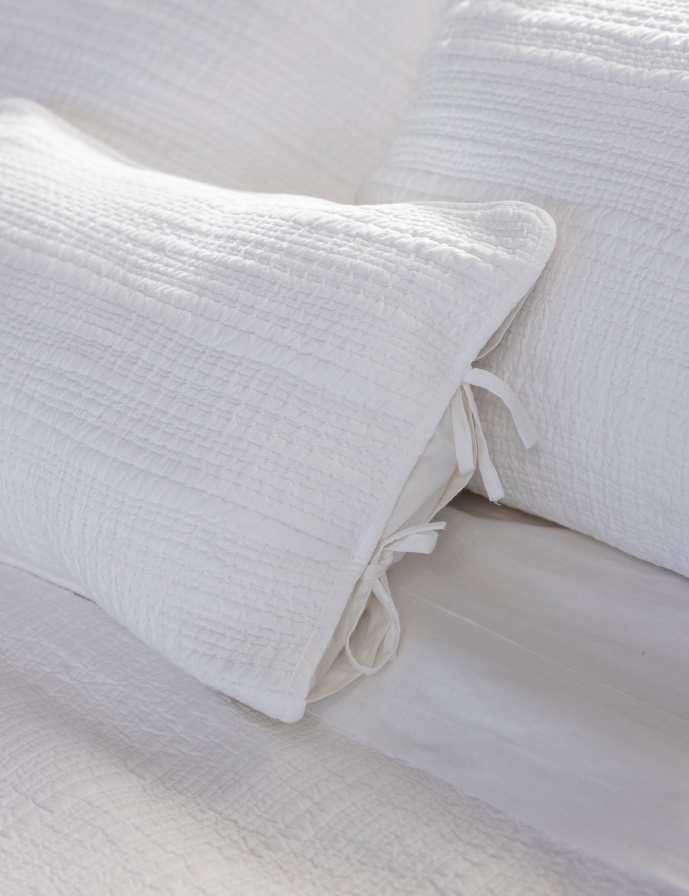 Serenade Rectangle Cushion Cover | White-2