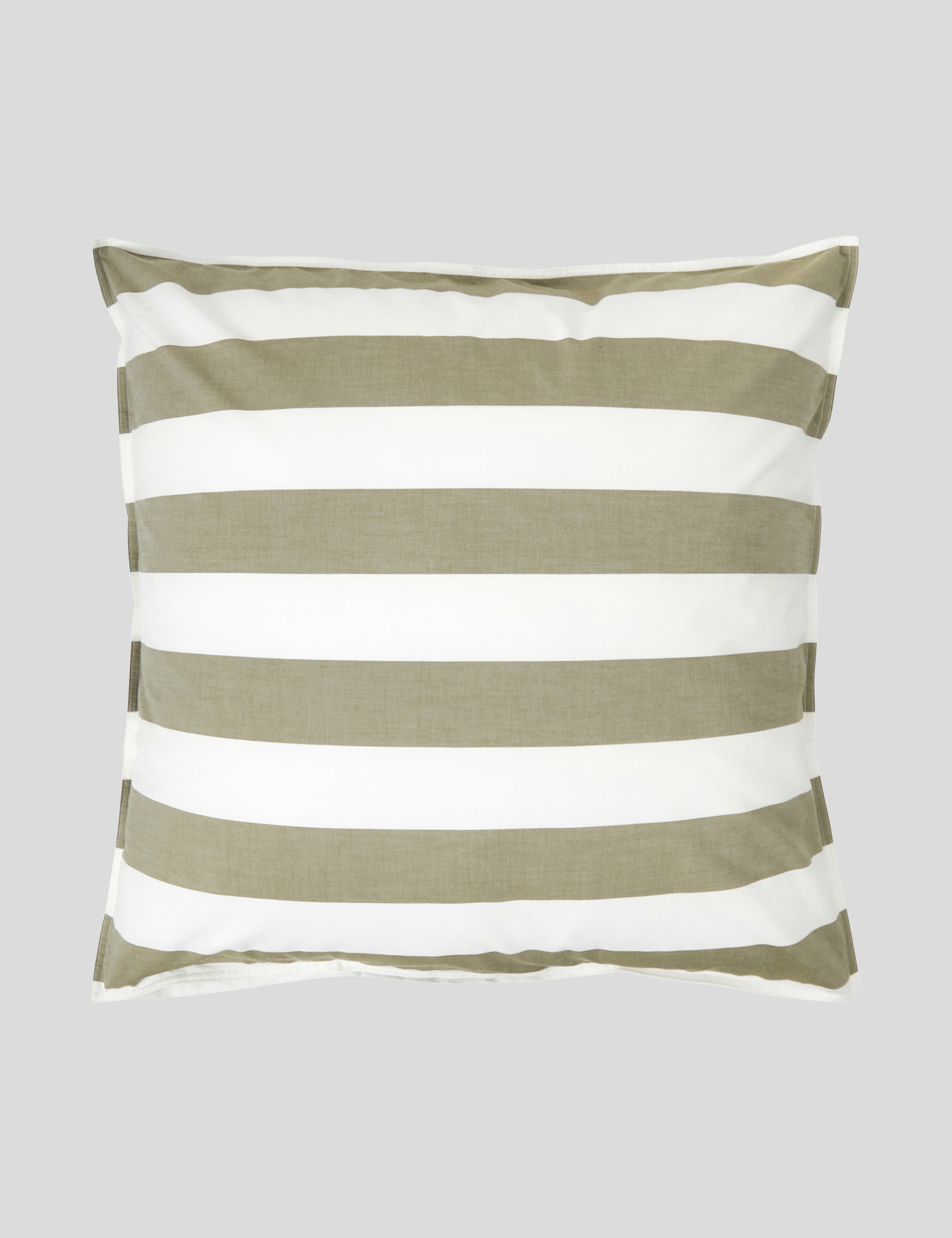 Sherwood European Pillowcase | Olive Stripe-1