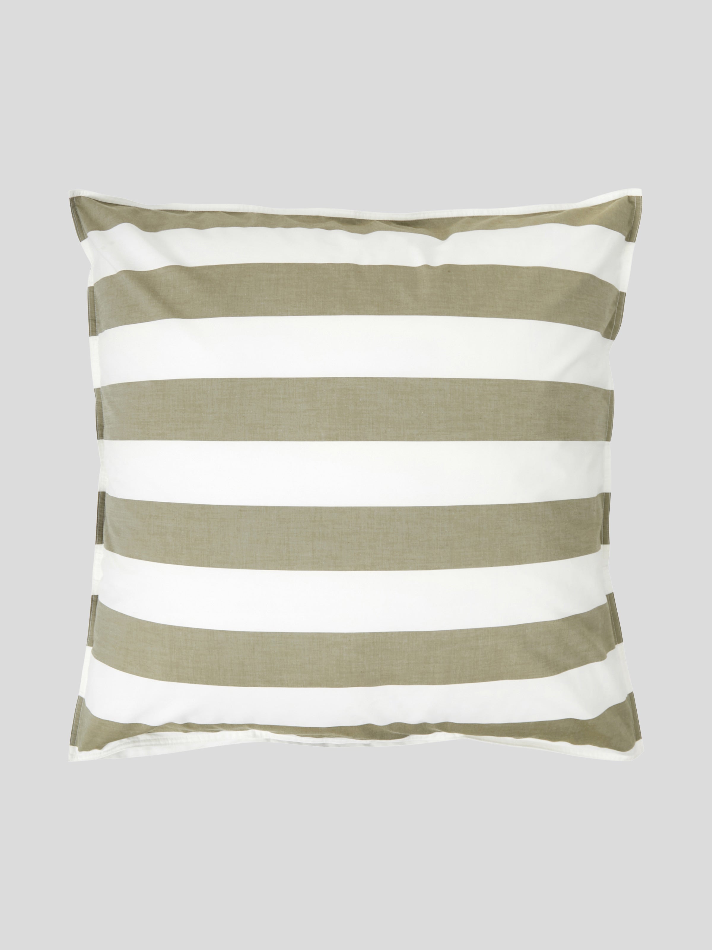 Sherwood European Pillowcase | Olive Stripe-1