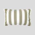 Sherwood Standard Pillowcase Set | Olive Stripe-1