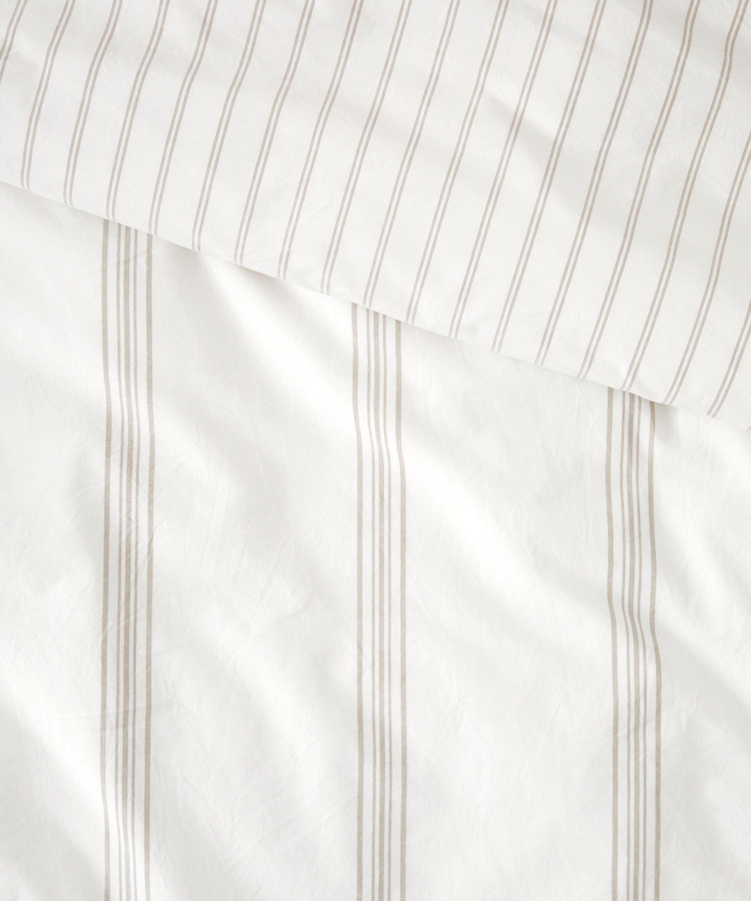 Shoreline Duvet Cover Set | Natural Stripe-4