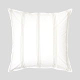 Shoreline European Pillowcase | Natural Stripe-1