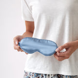 Silk Boxed Eye Mask | Blue-2