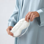 Silk Boxed Eye Mask | White-1