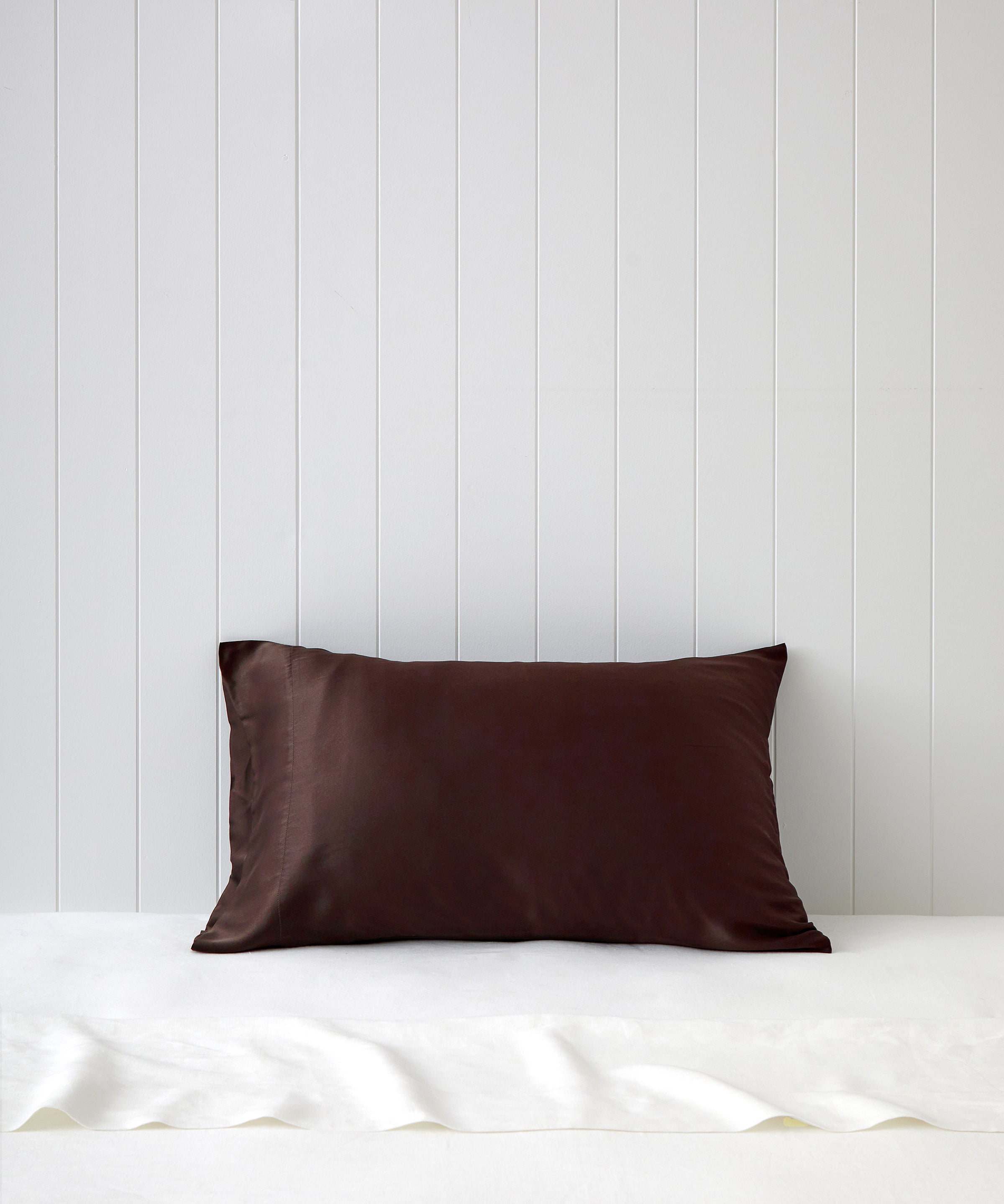 Silk Boxed Standard Pillowcase | Cocoa-1