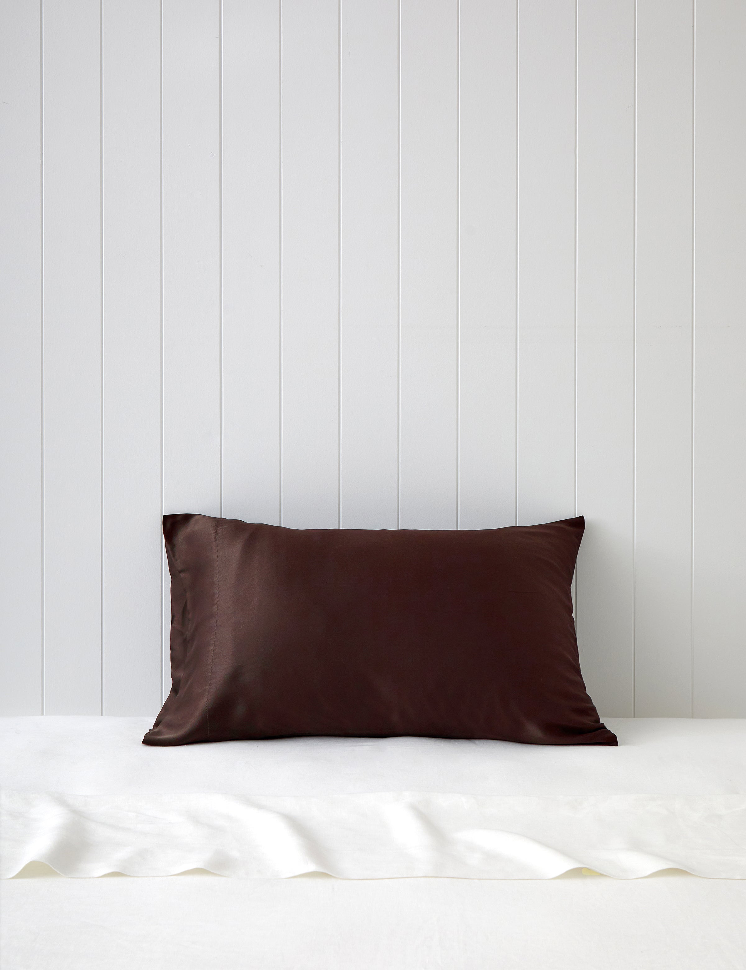 Silk Boxed Standard Pillowcase | Cocoa-1