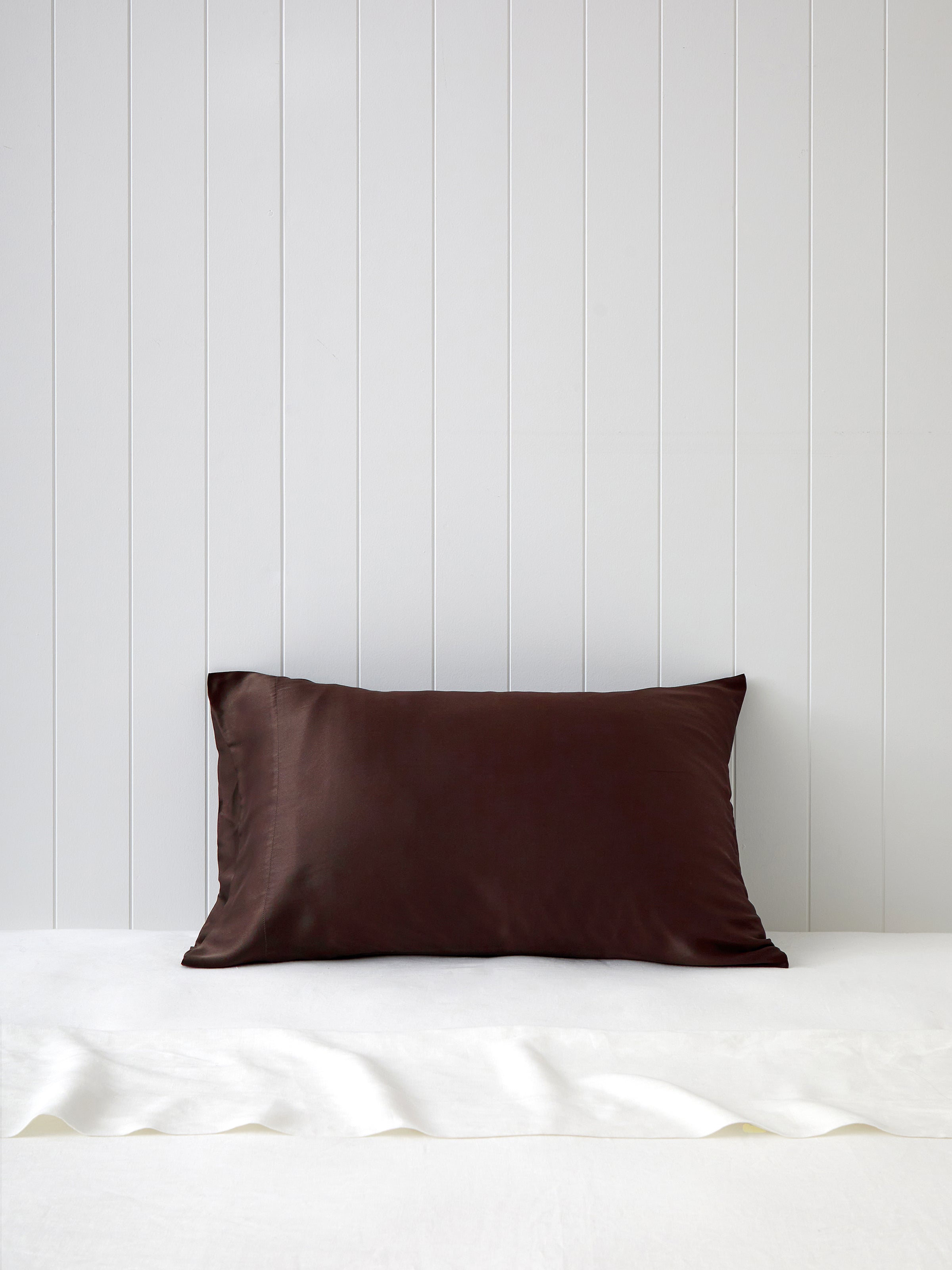 Silk Boxed Standard Pillowcase | Cocoa-1