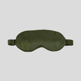 Silk Pillowcase & Eye Mask Gift Box Set | Olive-3