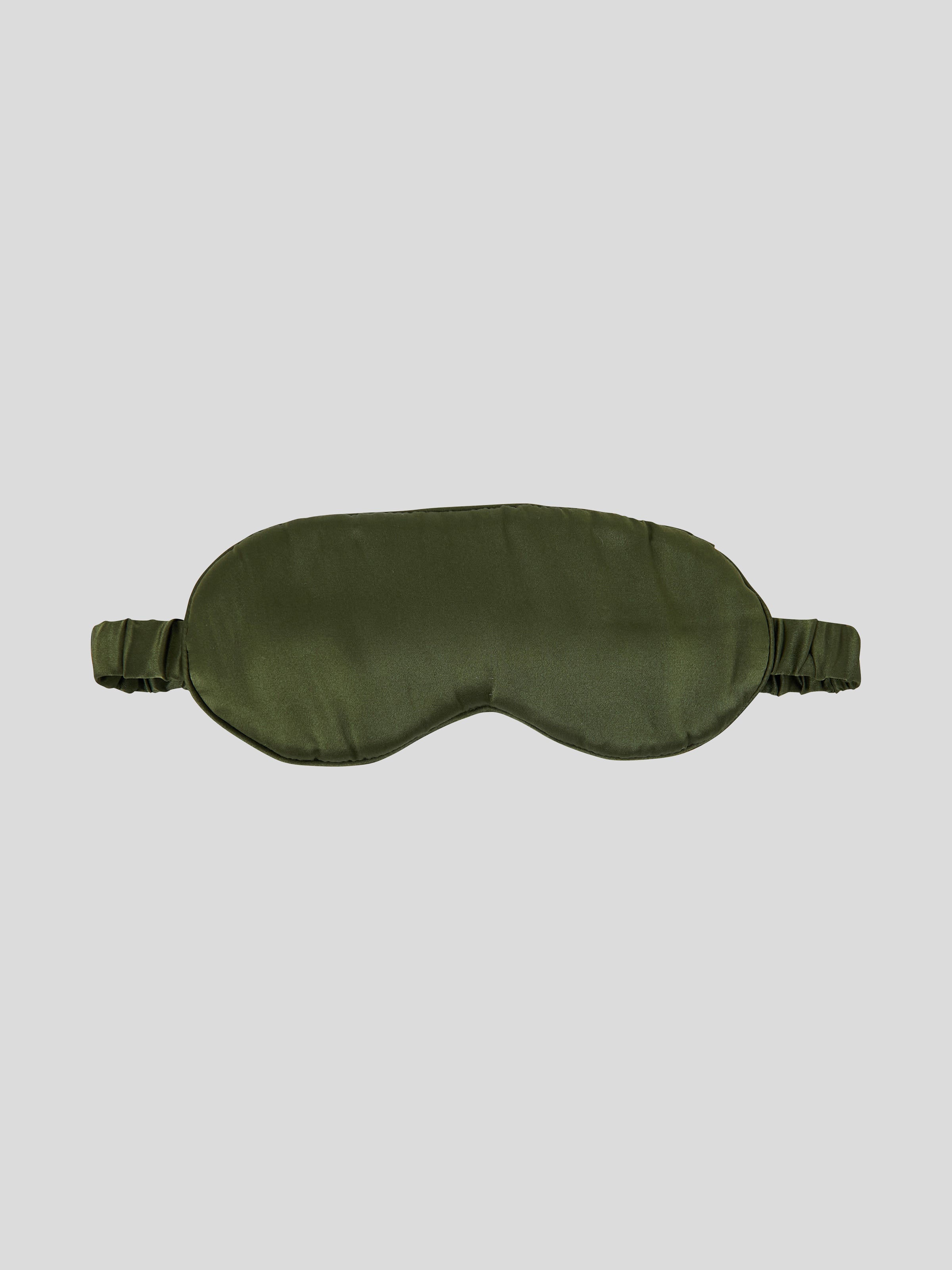 Silk Pillowcase & Eye Mask Gift Box Set | Olive-3