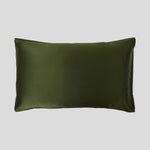 Silk Pillowcase & Eye Mask Gift Box Set | Olive-4
