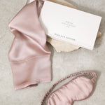 Silk Pillowcase & Eye Mask Gift Box Set | Rose-1
