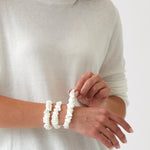 Silk Scrunchie Set of 3 | White-2