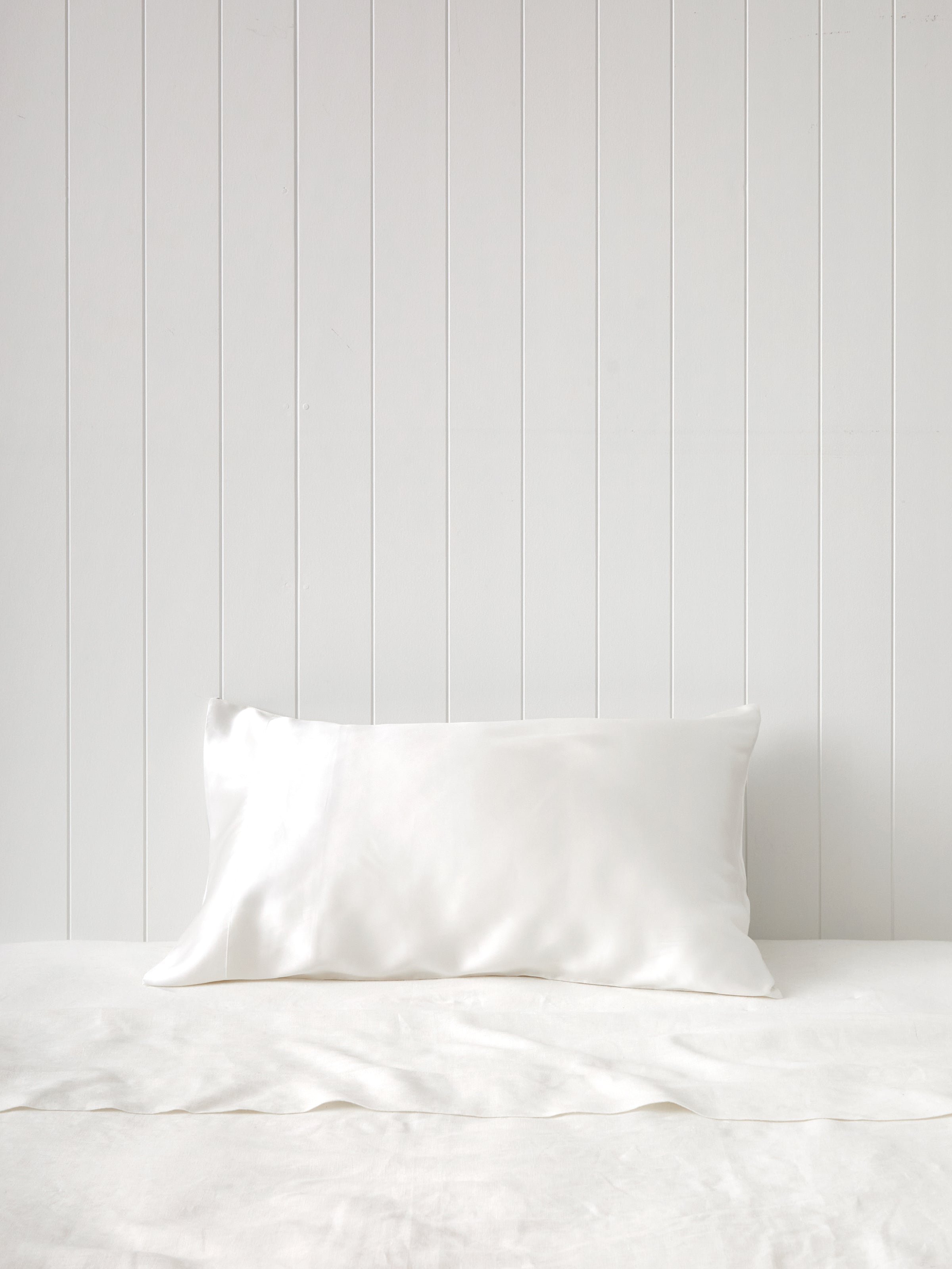 Silk Standard Pillowcase | White-1