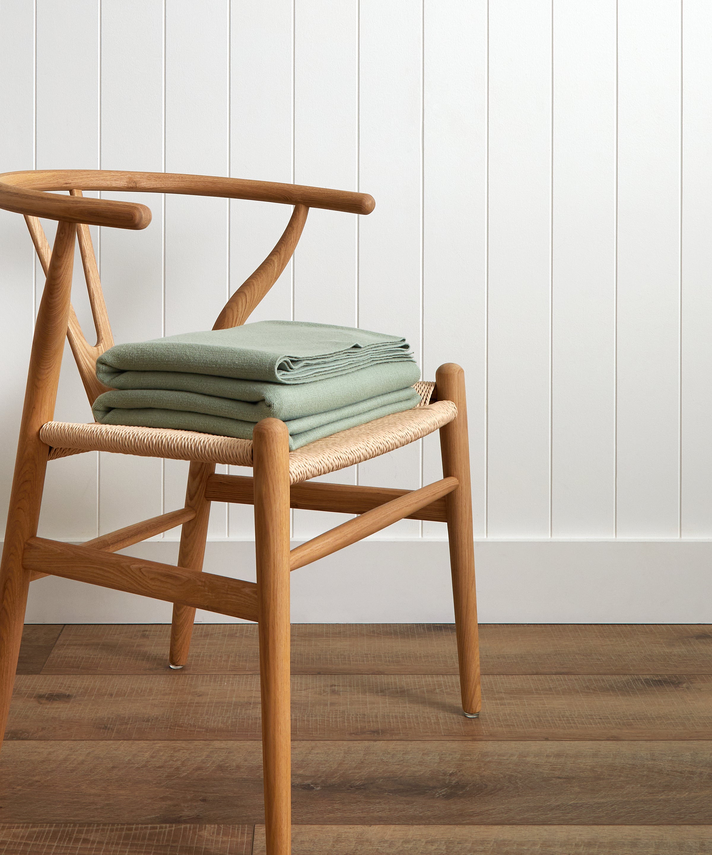 Sintra Cotton Blanket | Sage-1