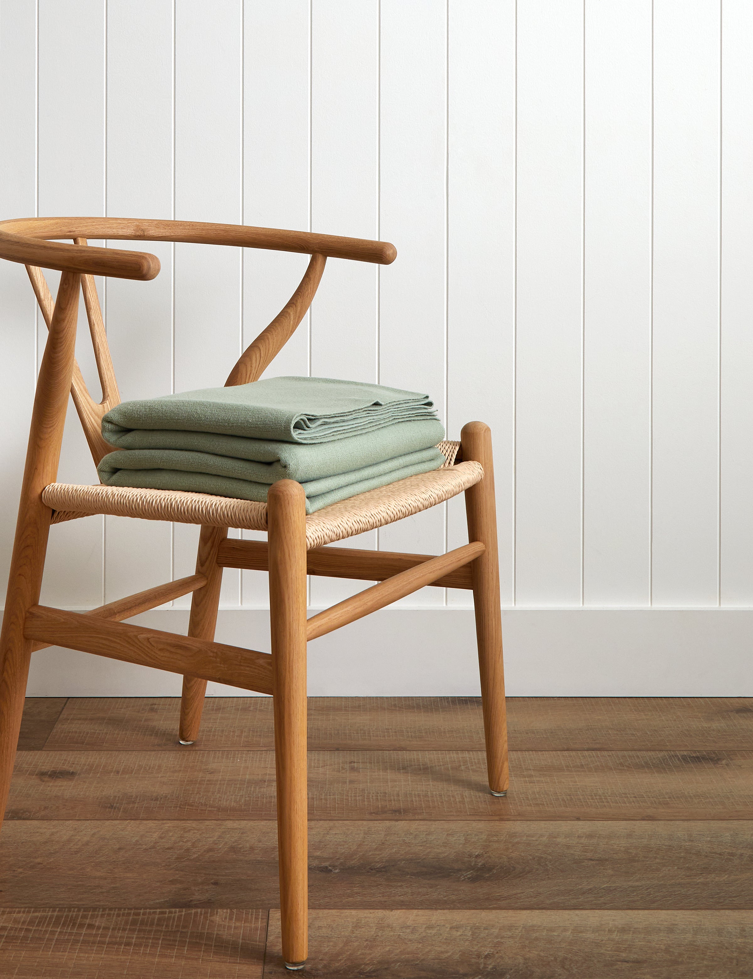 Sintra Cotton Blanket | Sage-1