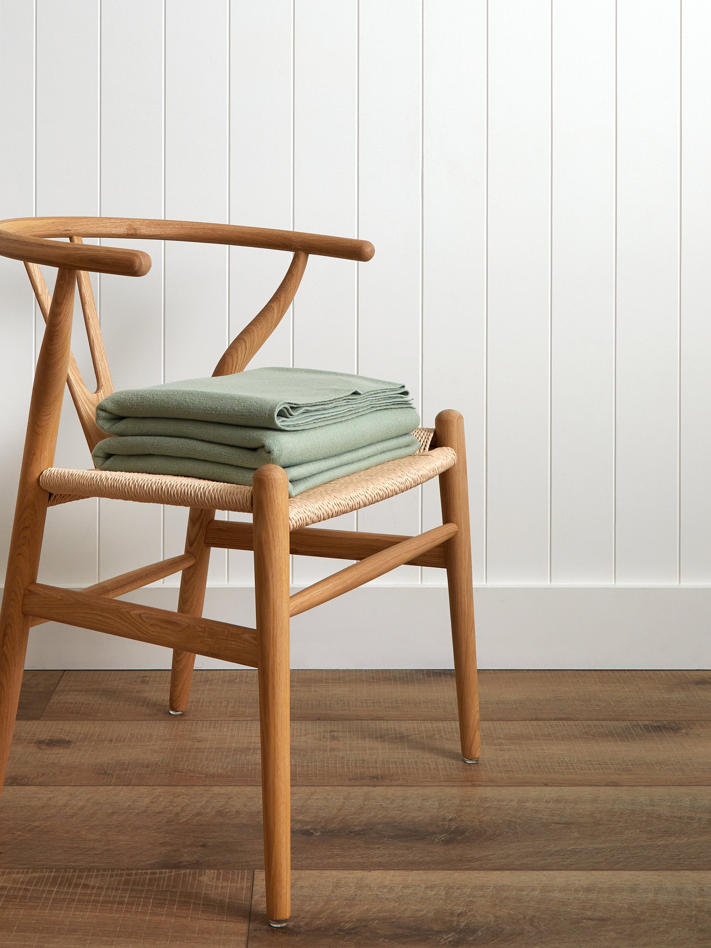 Sintra Cotton Blanket | Sage-1