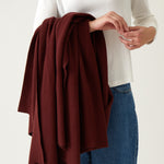 Sintra Cotton Blanket | Sangria-2