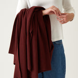 Sintra Cotton Blanket | Sangria-2