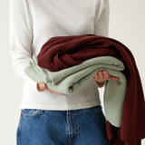Sintra Cotton Blanket | Sangria-4