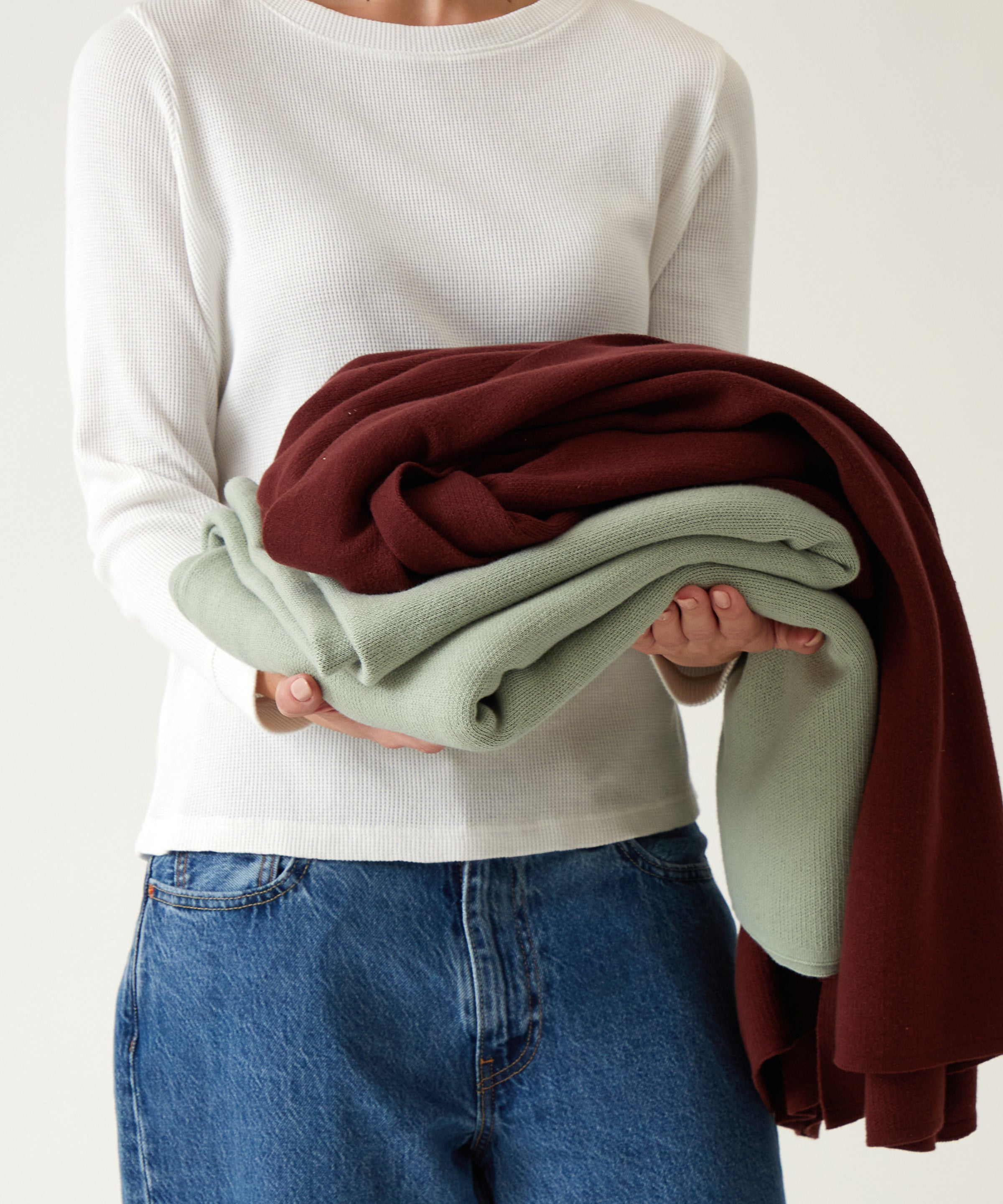 Sintra Cotton Blanket | Sangria-4