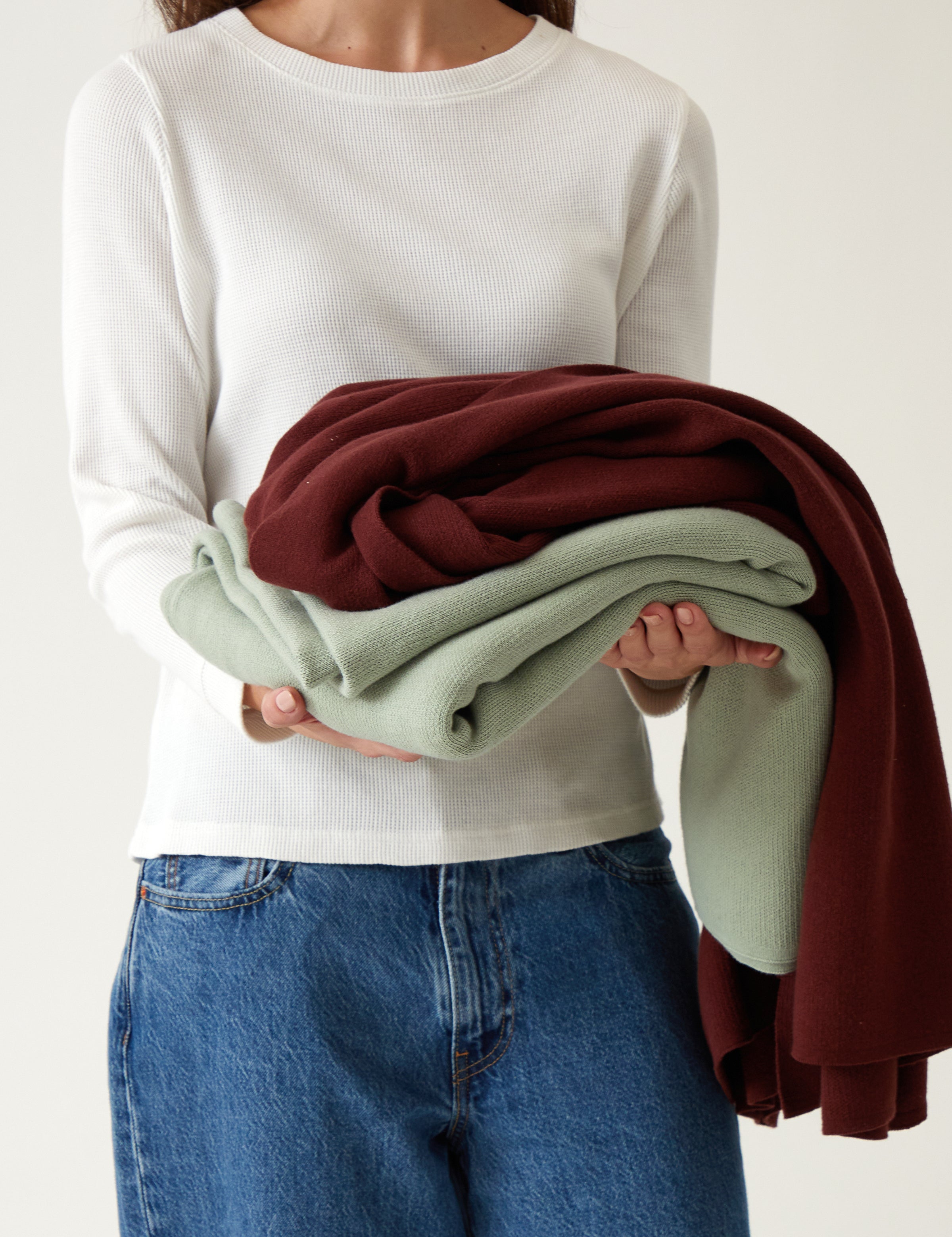 Sintra Cotton Blanket | Sangria-4