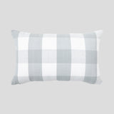 Sintra Rectangle Cushion Cover | Mineral Blue Gingham-1
