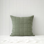 Sloane Waffle European Pillowcase | Dark Sage-1