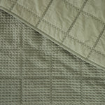 Sloane Waffle Quilt | Dark Sage-4