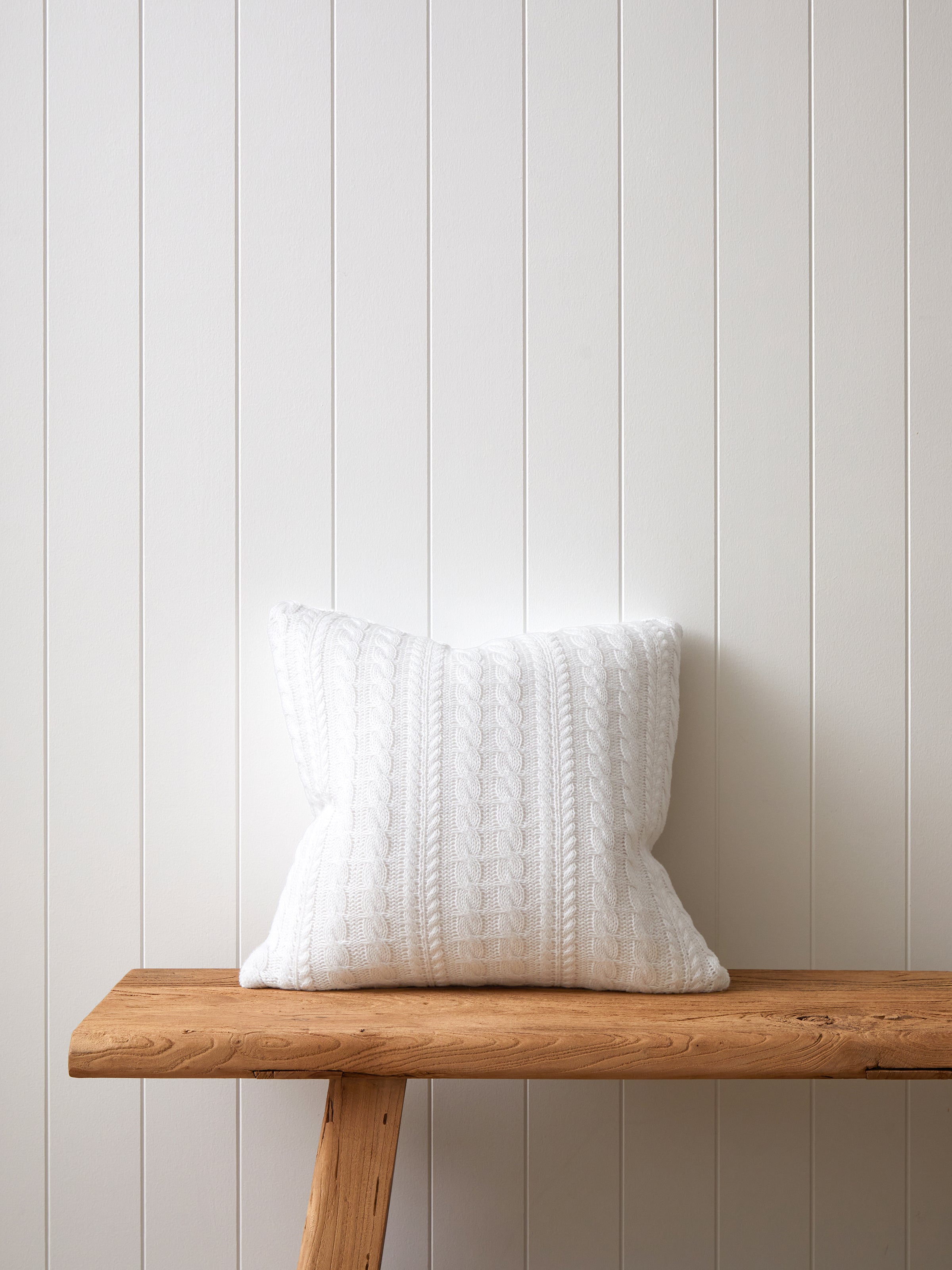 Souvenir Square Cushion Cover | White-1