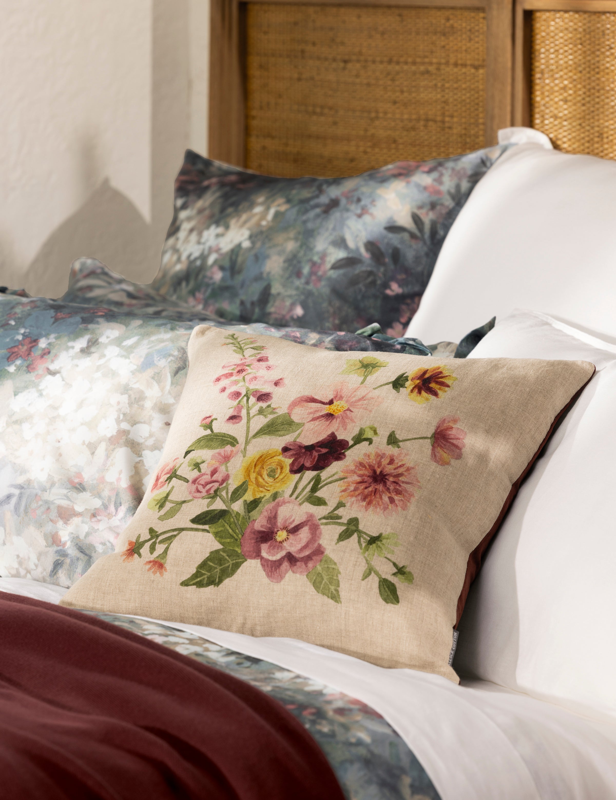Spring Bloom Square Cushion Cover | Floral-2