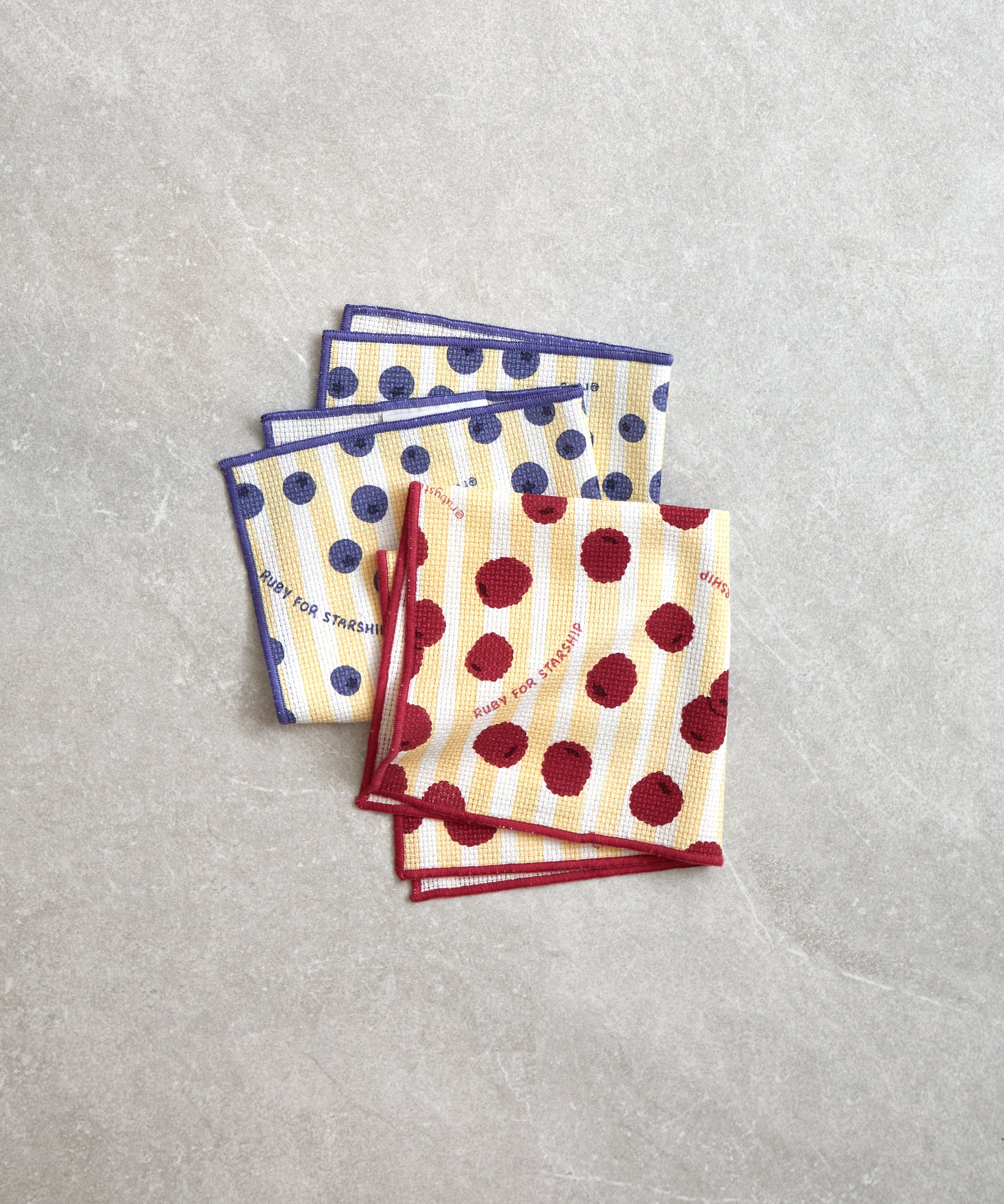 Starship Berries Washcloth Set of 2 | Multi-1