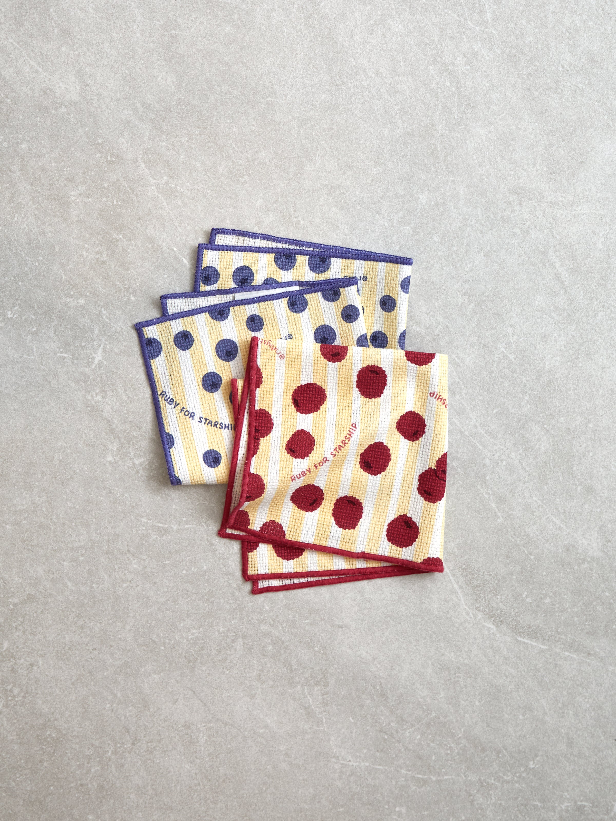 Starship Berries Washcloth Set of 2 | Multi-1