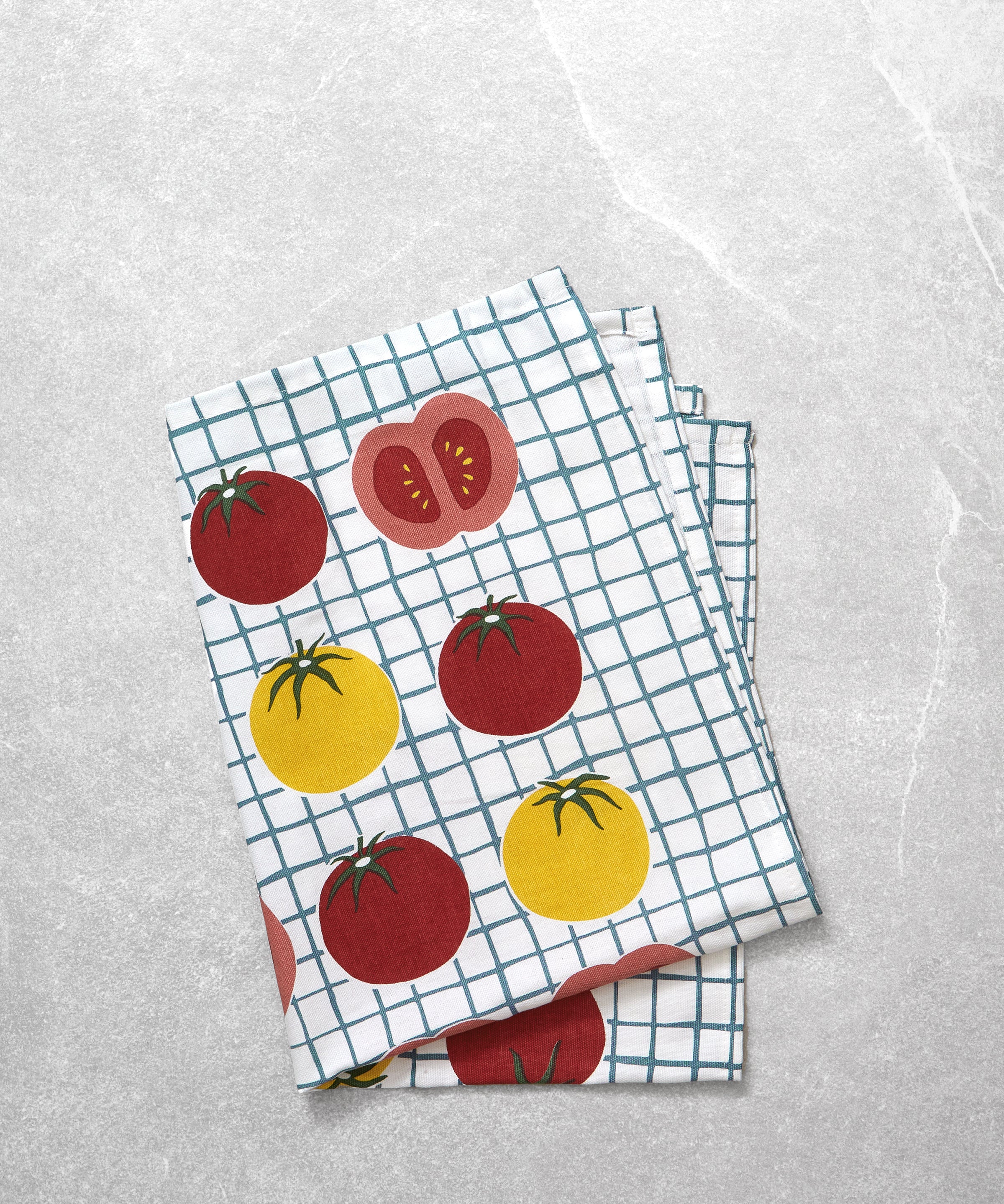 Starship Fresh Tomato Salad Tea Towel | Multi-1