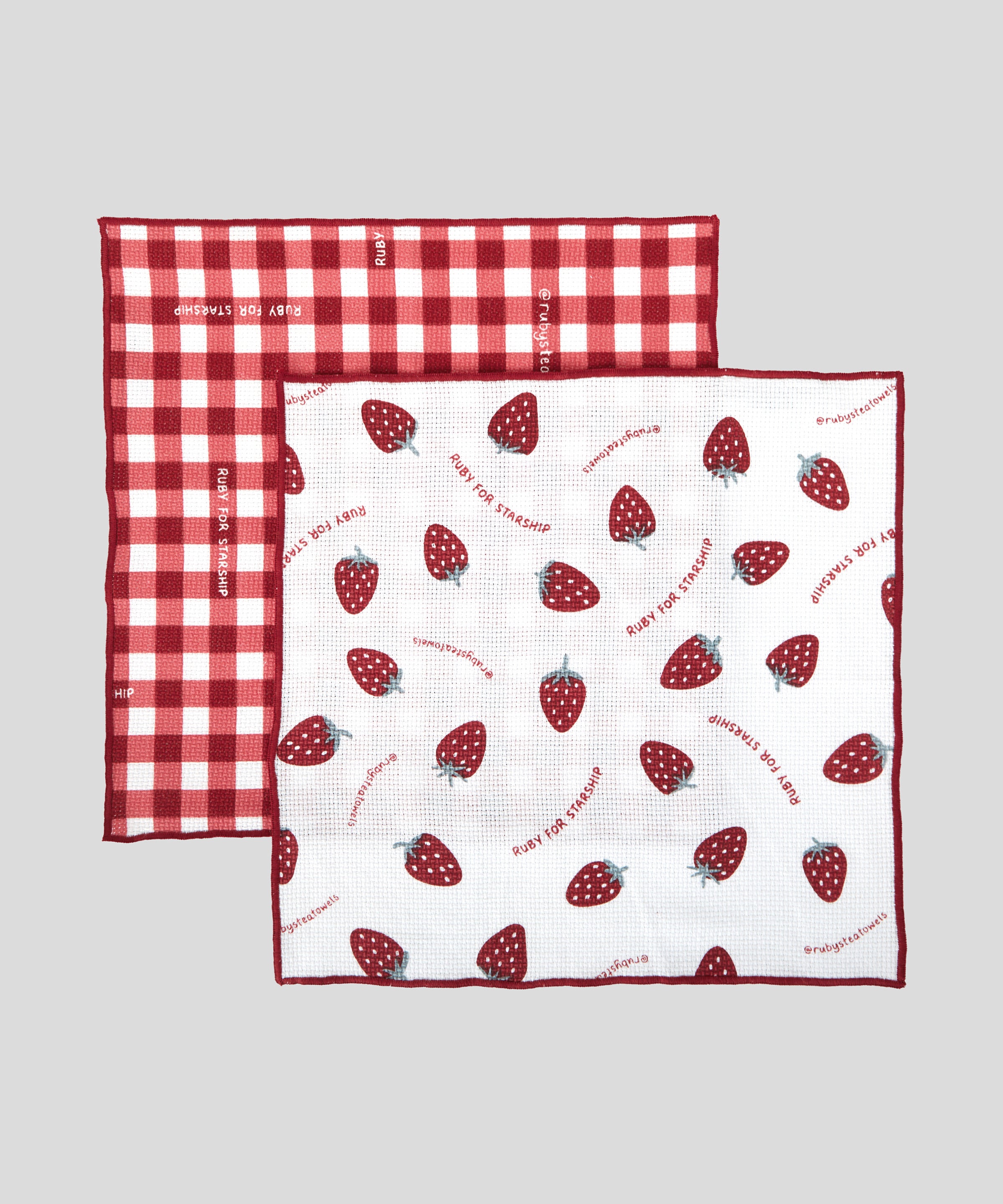 Starship Victoria Sponge Washcloth Set of 2 | Multi-1