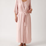 Stella Full Length Robe | Pink-1