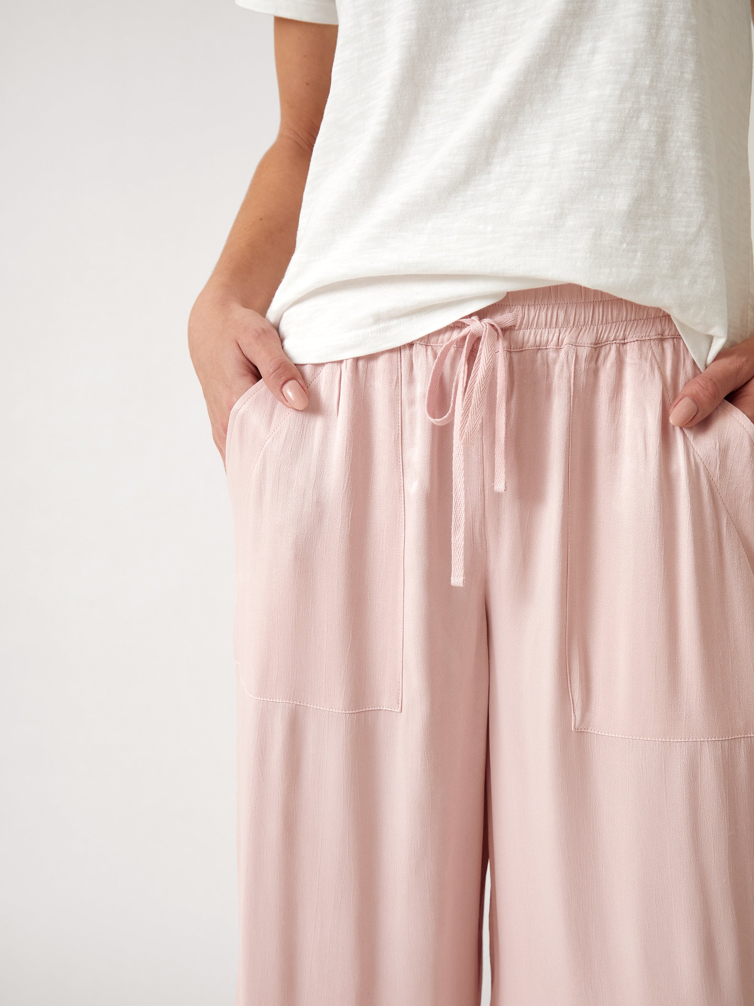 Stella Palazzo PJ Pants | Pink-2