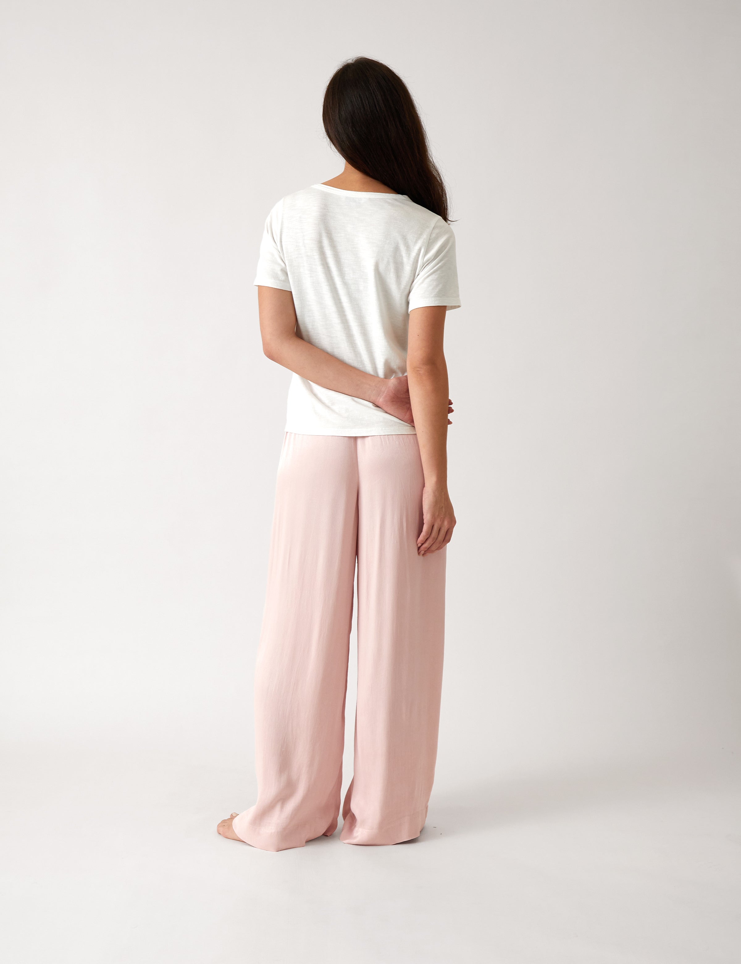 Stella Palazzo PJ Pants | Pink-4
