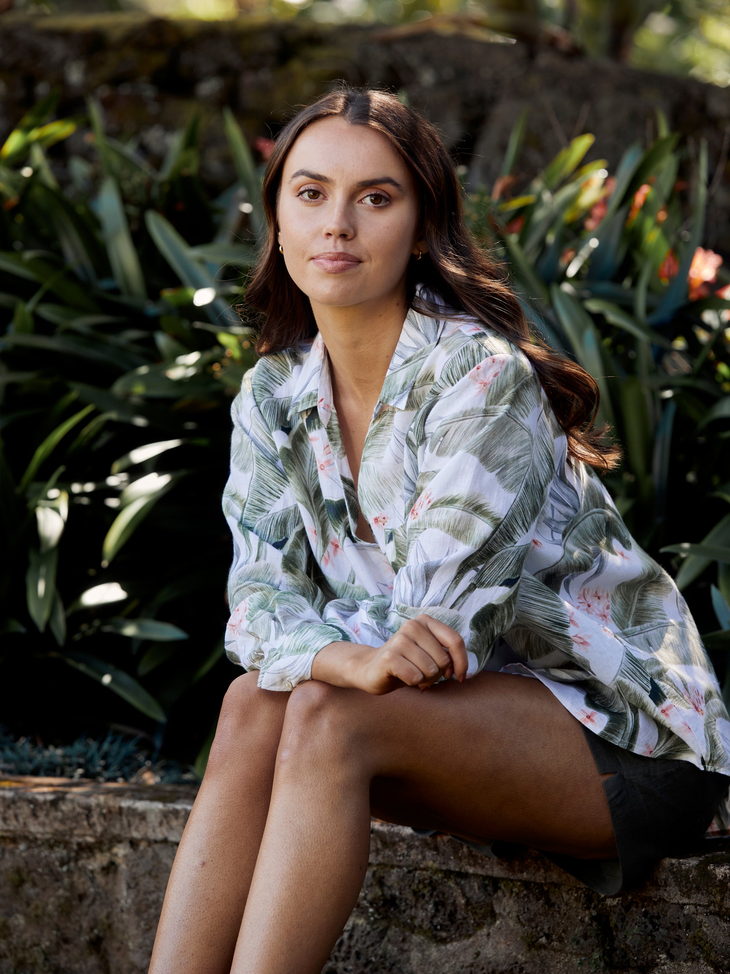 Sundance Linen Shirt | Leaf-5