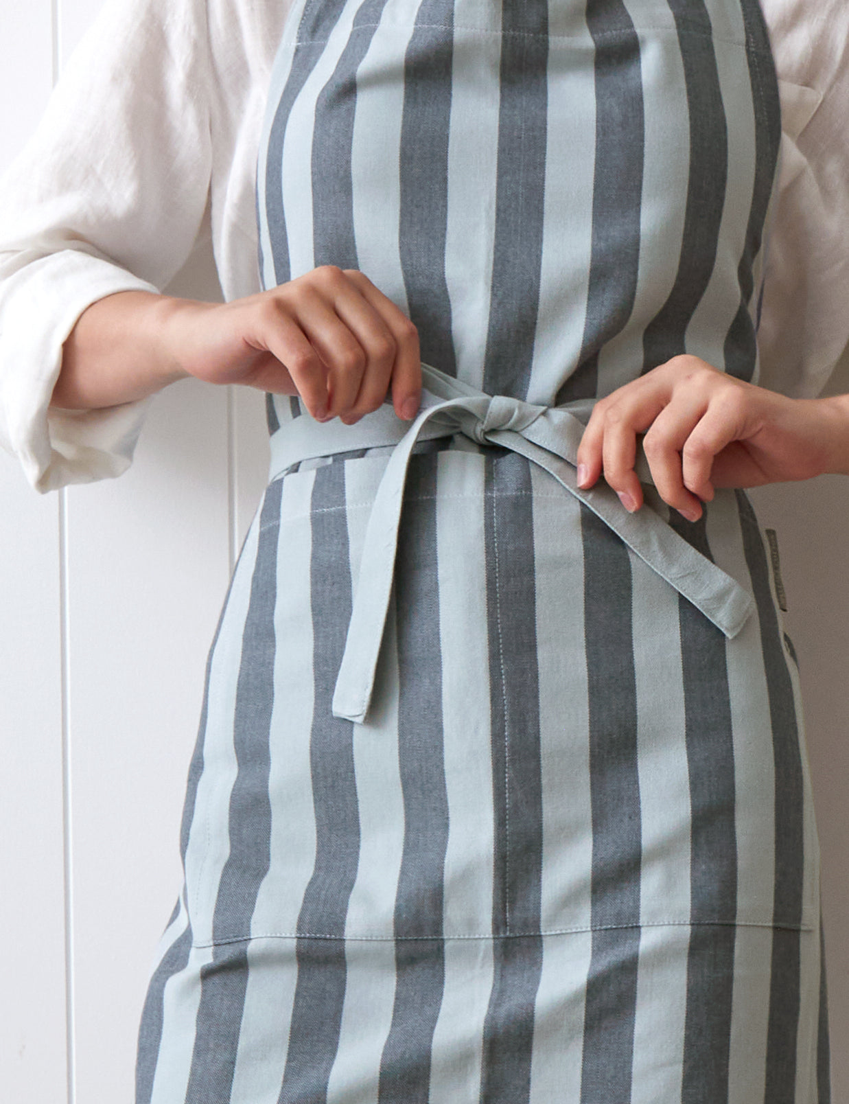 Surf Shack Apron | Blue Stripe-2