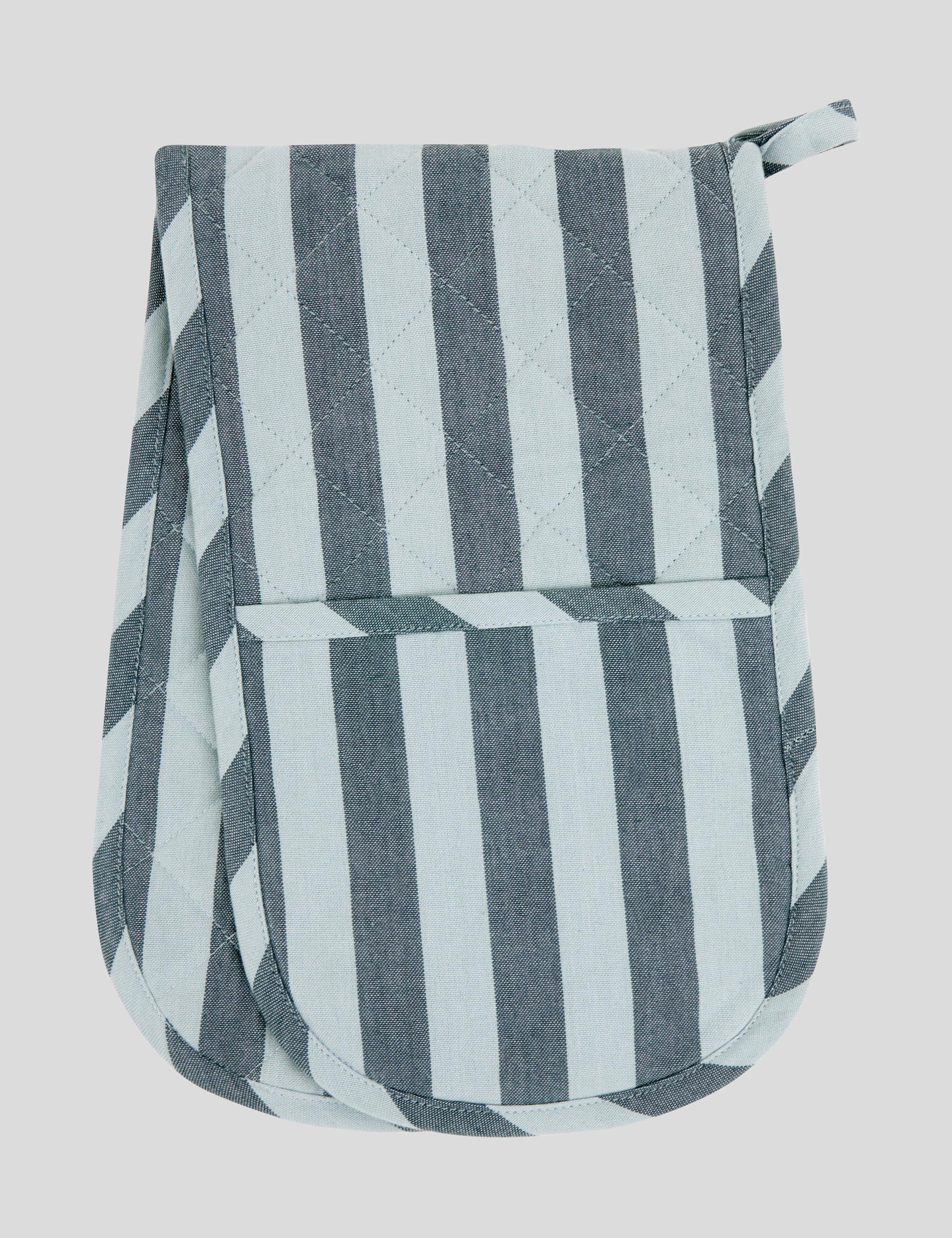 Surf Shack Double Oven Glove | Blue Stripe-1